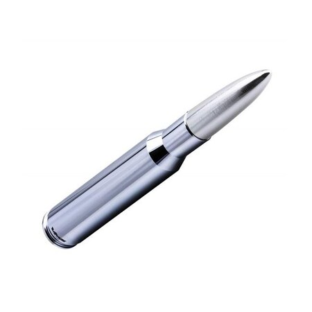 True Spike True Spike SA034SL 50 Cal Caliber Chrome Tip Bullet Antenna in Heavy Gauge CNC Machined Billet Aluminum for 2007-2019 Chevy Silverado 1500 TSL-SA034SL